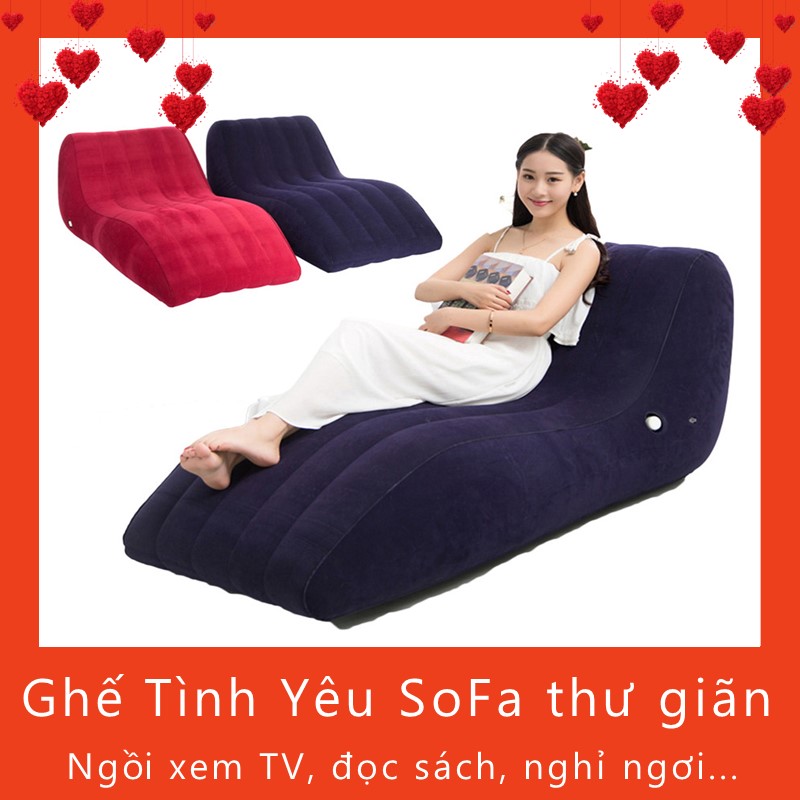 Ghế hơi tình nhân Sofa nằm thư giãn hình chữ S