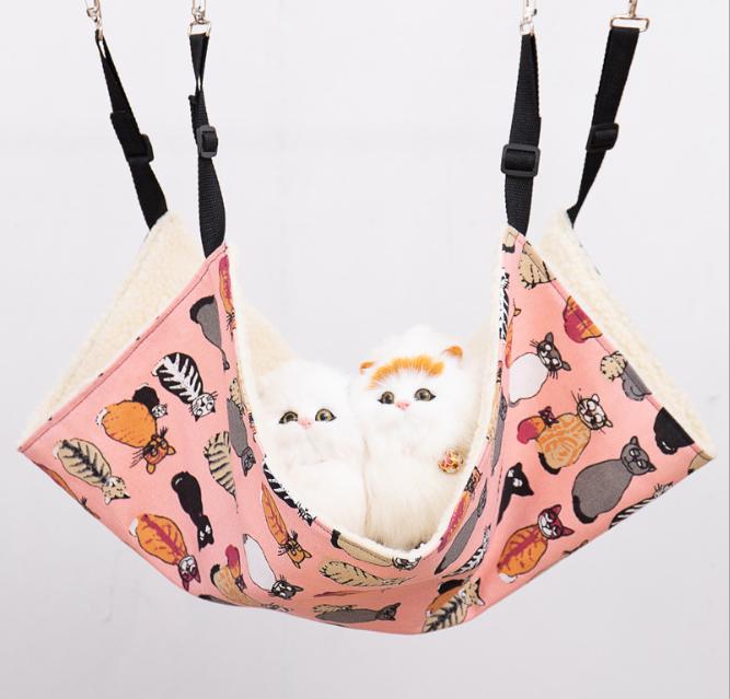 Võng cho mèo siêu xinh, võng cho thú cưng 3 size đa dạng, võng cho bé mèo