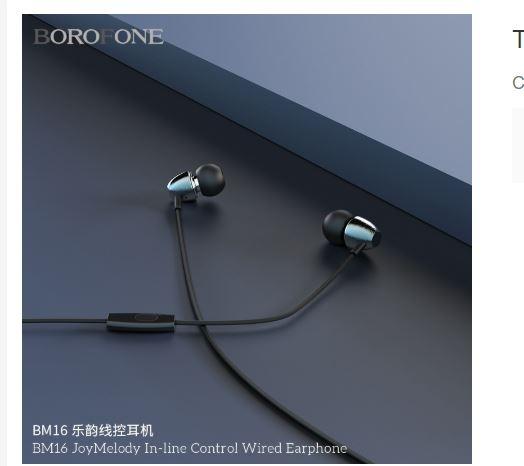 Tai nghe có mic borofone bm23