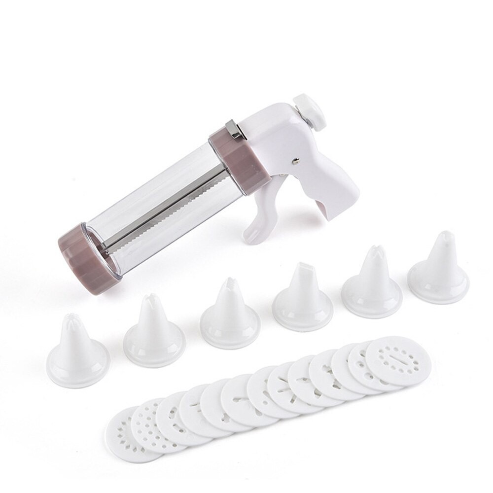 Khuôn nhấn tạo hình bánh quy cookie press nhựa 12 mặt