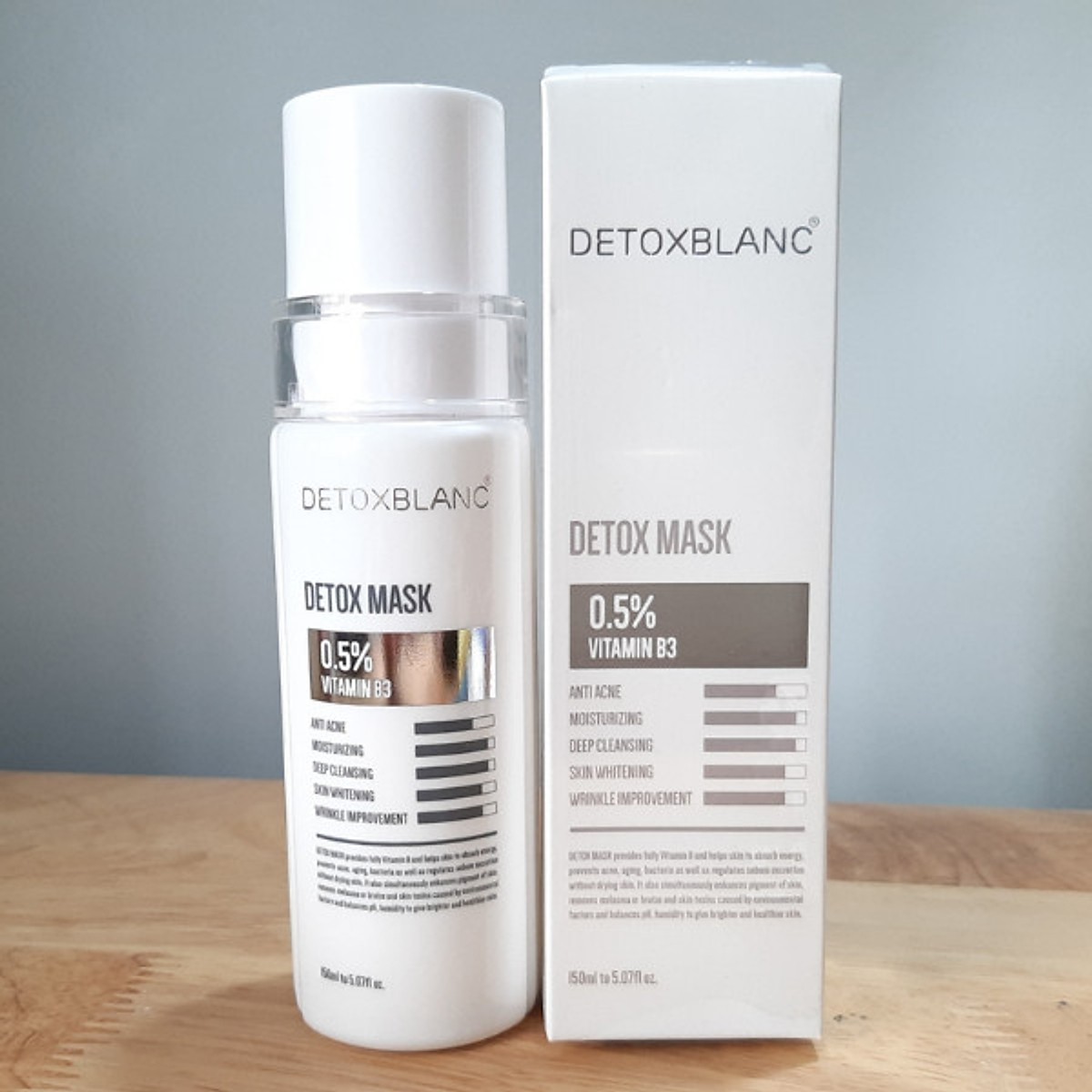 Mặt Nạ Thải Độc Detox Mask BlanC-thải độc chì - Loại Mặt nạ detox blanc trắng da