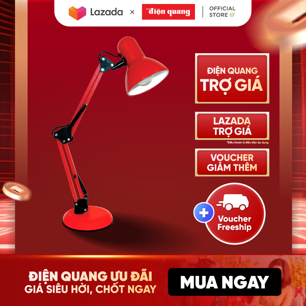 Đèn bàn bảo vệ thị lực điện quang đq dkl14 r b