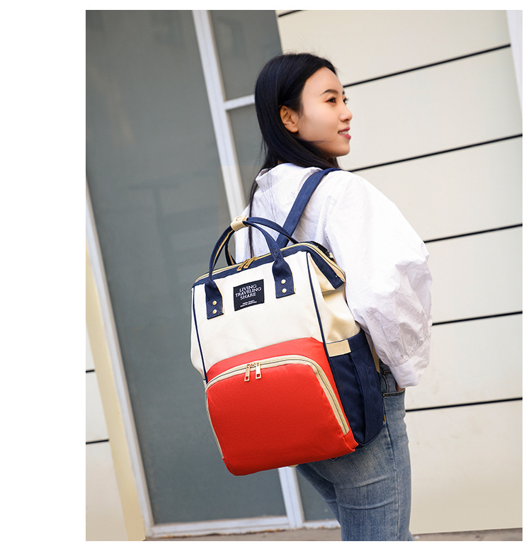 🎁TẶNG THÌA BÁO NÓNG 🎁 Balo cho mẹ và bé  đựng đồ Bỉm Sữa vải chống thấm, có ngăn giữ nhiệt - Túi đựng tã bỉm -balo bỉm sữa đa năng cho mẹ và bé khi ra ngoài - balo cho bé đi học, trợ ship toàn quốc - Tulifly Store