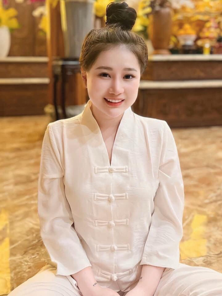 Set lam/Pháp Phục trang nhã lụa Diệu Hạnh cao cấp