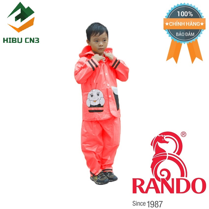 Áo mưa trẻ em bộ ong mật 1 rando size 1: 0.8 – 0.9 m no. csps-16