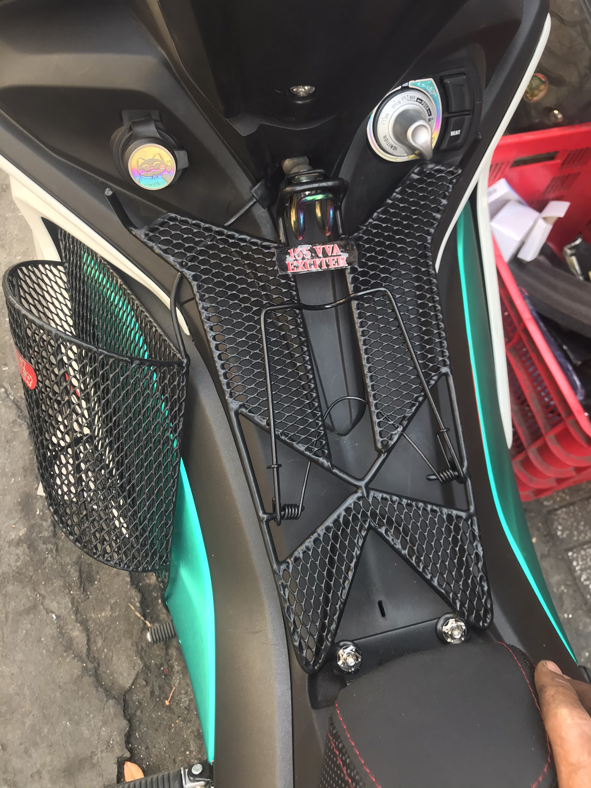 Baga giữa mẫu lưới gắn Yamaha Exciter 155vva