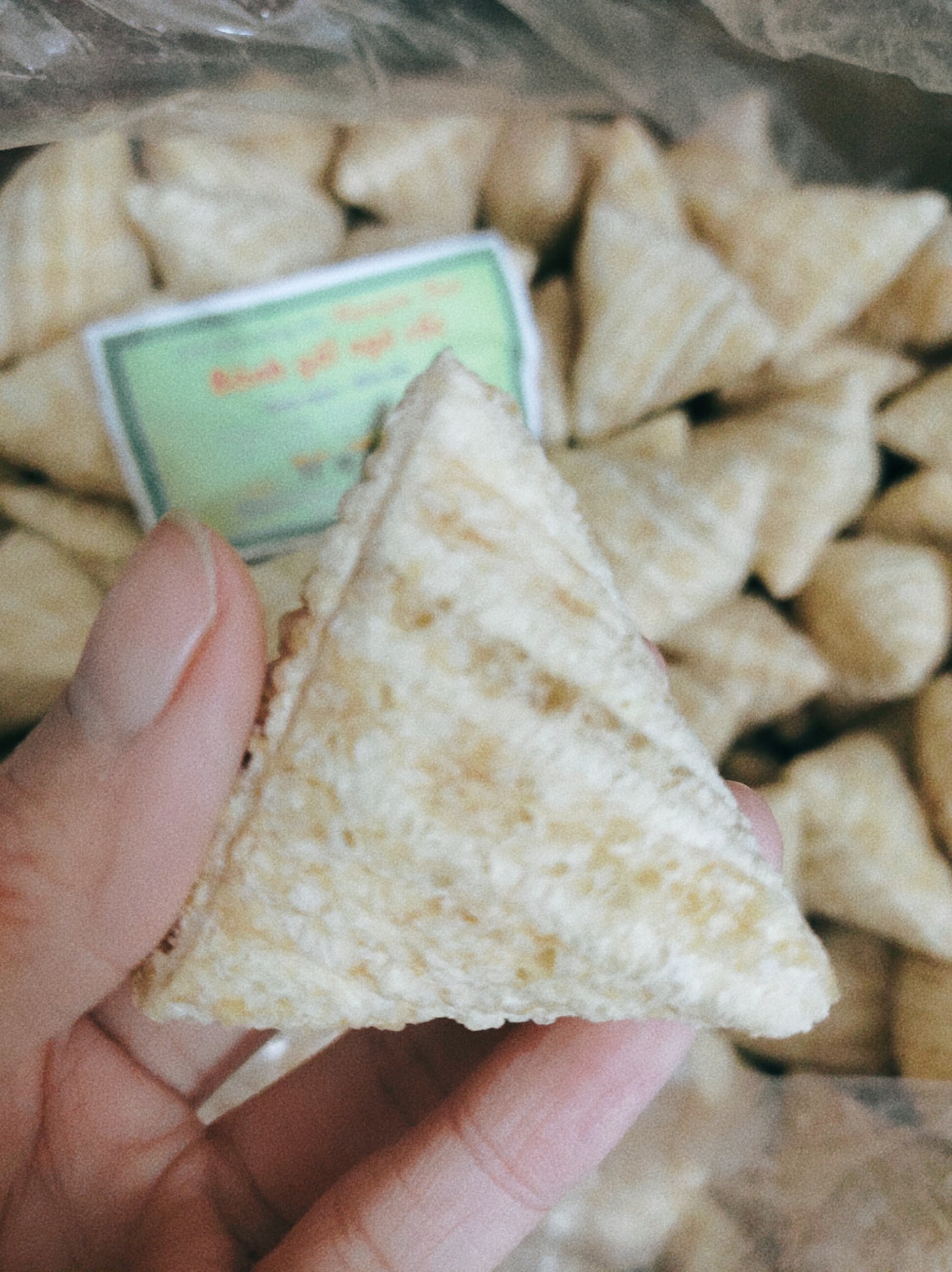 Bánh ngũ cốc củ mài bánh bánh tam giác bánh kim tự tháp