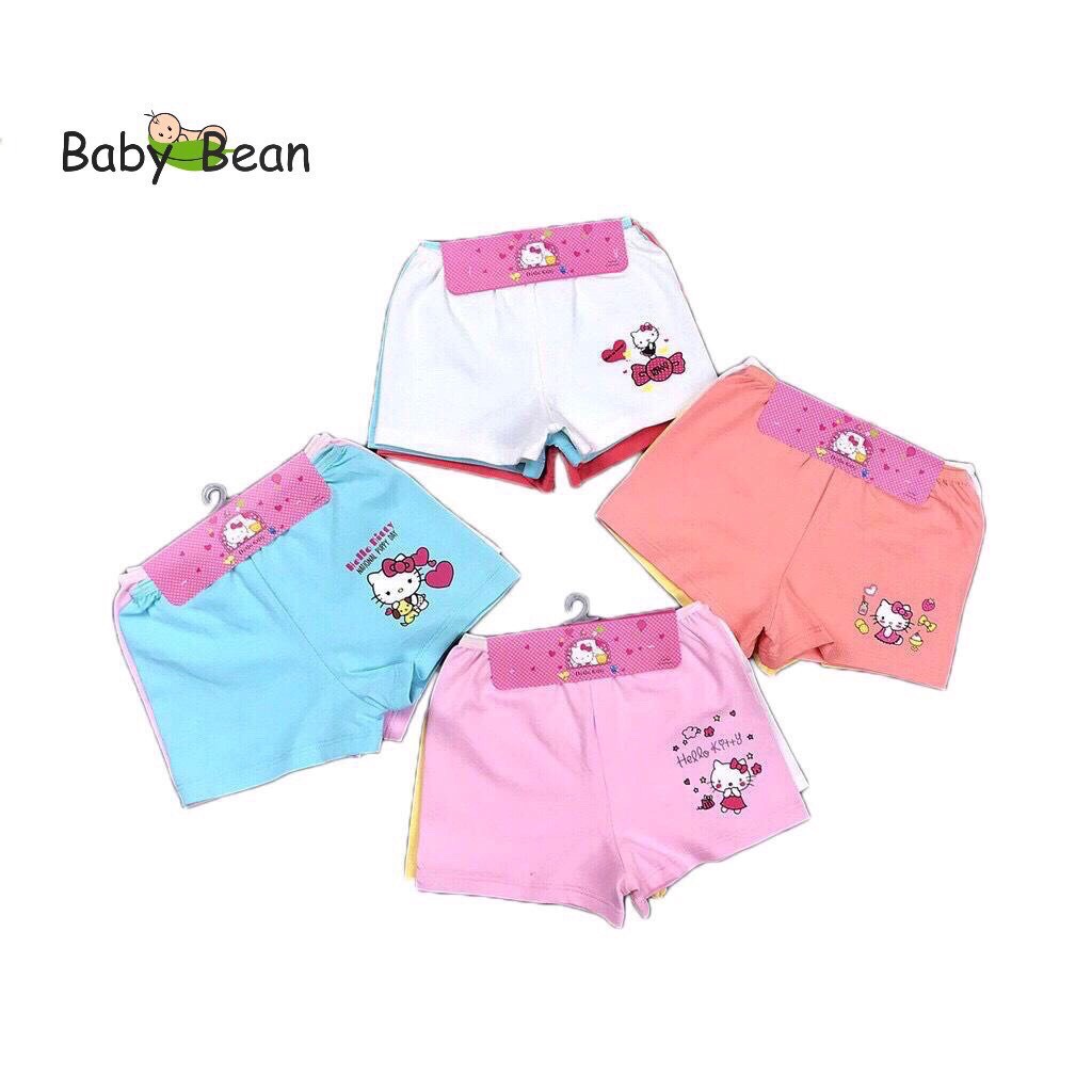 Set Quần Chíp Đùi Thun Cotton 3 chiếc Bé Gái BabyBean