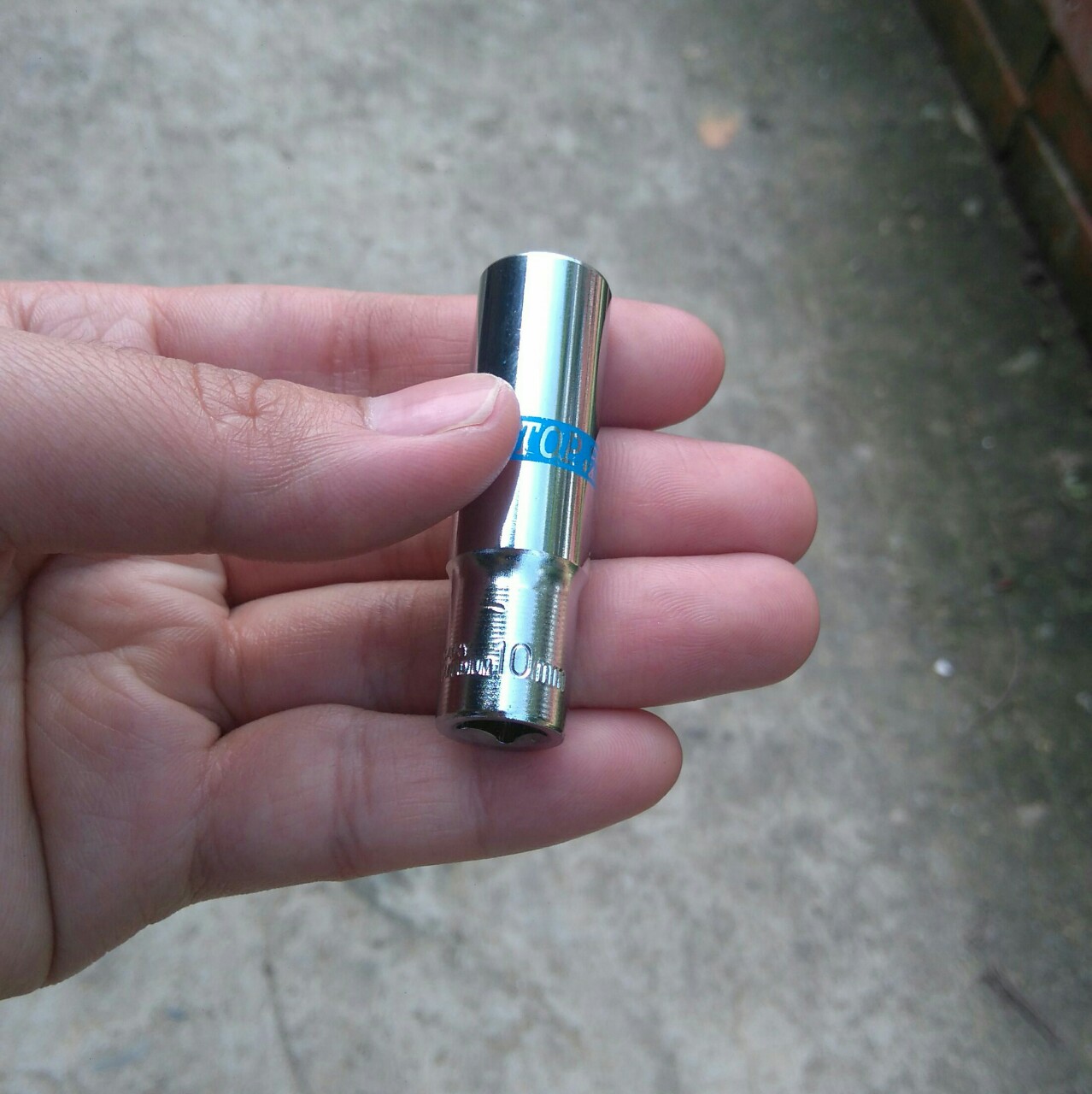 Đầu khẩu văn ốc máy chân 1/4 inch kích cỡ 10mm -ĐẦU KHẨU LỤC GIÁC THÂN DÀI