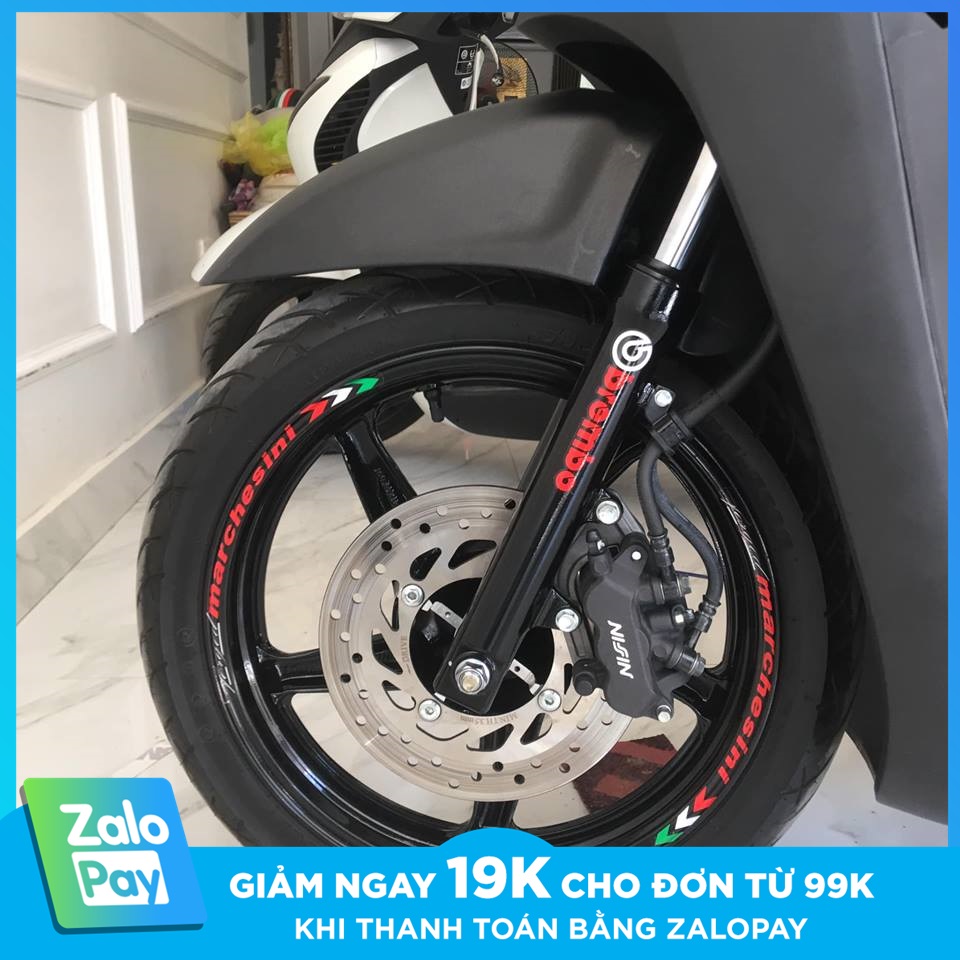 Tem vành xe máy Marchesini đẹp bền chắc sang trọng