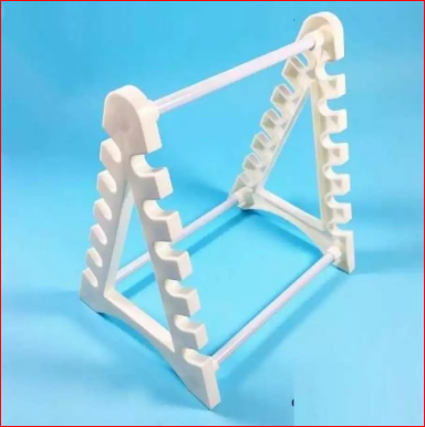 Giá đặt pipet thẳng, pipet bầu, buret thủy tinh... chữ A 12 vị trí