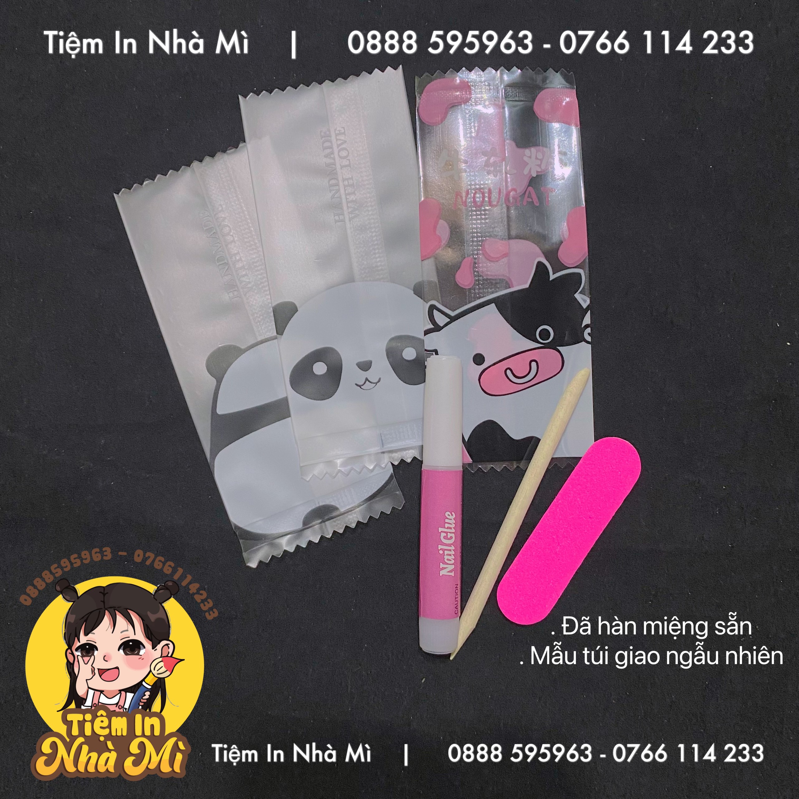 Set keo, dũa, que gỗ dùng trong nailbox