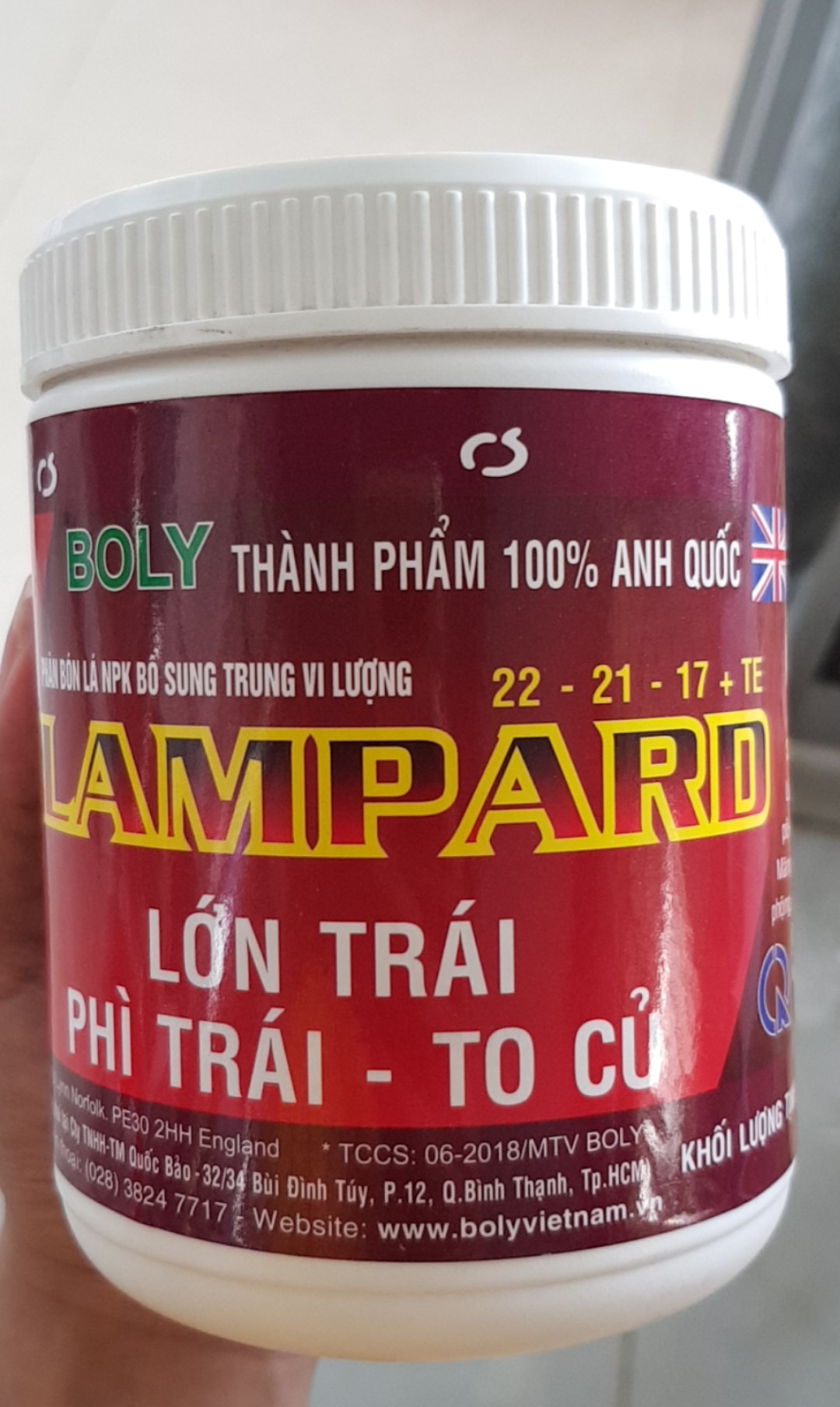Phân bón lá - lampard - - 500g