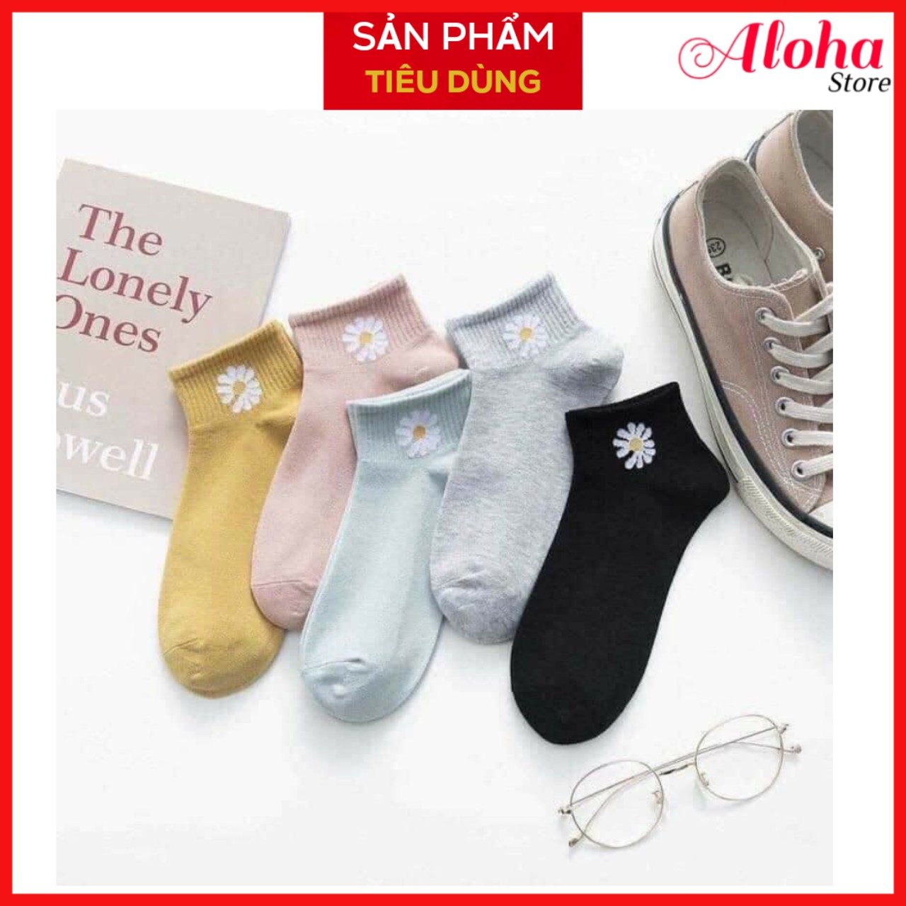 Set 10 đôi vớ hoa cúc - tất gấu nam nữ vớ - zara man vớ cơ ngắn nữ hàng loại 1 - aloha store