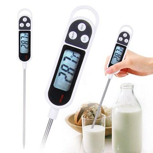 Máy Đo Nhiệt Độ Nước Pha Sữa Hàng Chọn Nhiệt Kế Nấu Ăn Pha Sữa KT300 Thế Hệ Mới Màu Trắng Đo Nhiệt Độ Nước, Sữa, Thực Phẩm An Toàn Tiện Lợi  Tiêu Thụ Ít Pin, Tính Ổn Định Cao Và Chính Xác.