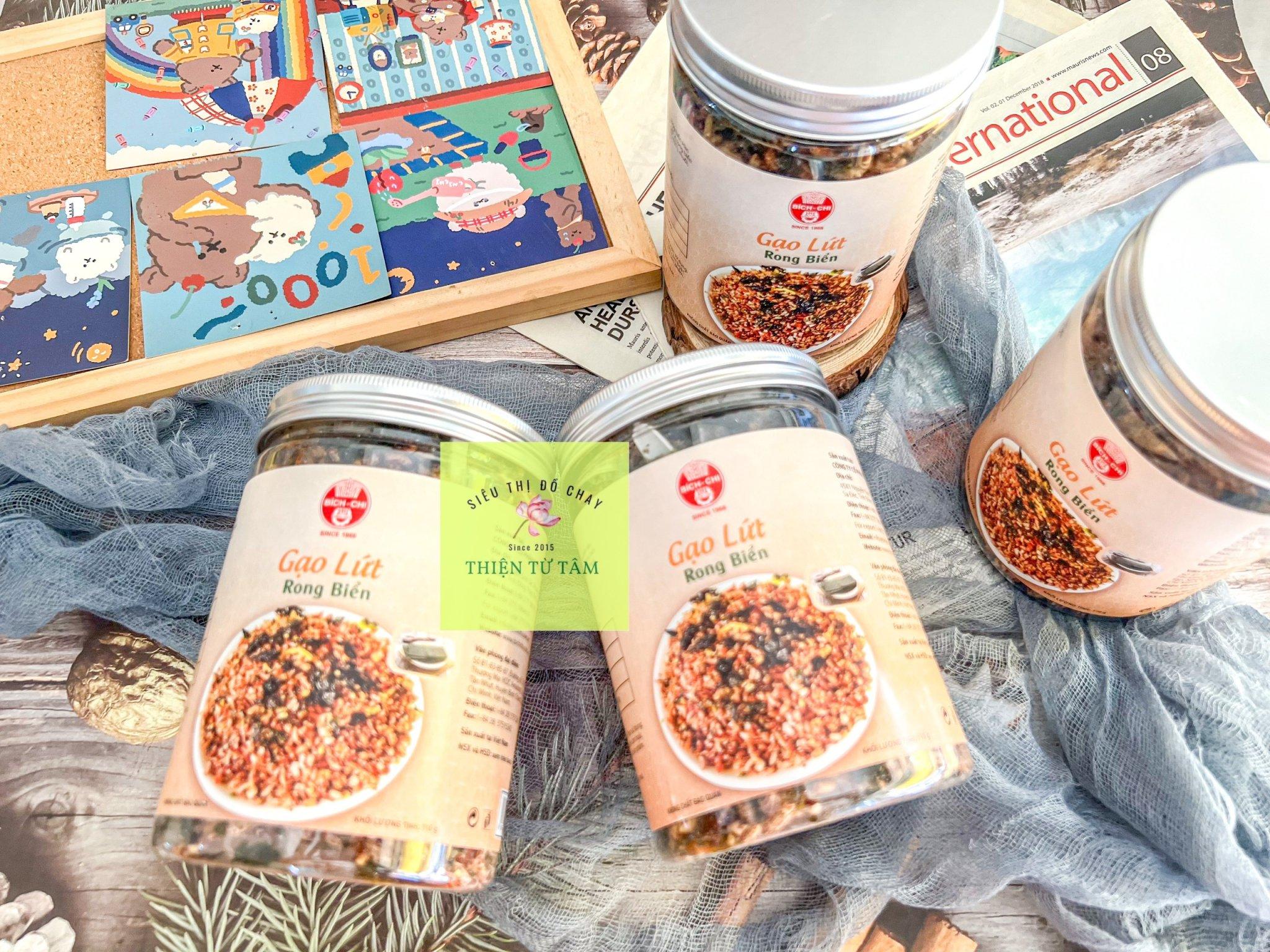 Gạo lứt rong biển bích chi thơm ngon tiện lợi hộp 110gr