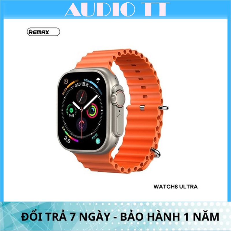 Đồng hồ thông minh smart watch Remax Watch 8 Ultra theo dõi sức khoẻ - kiểu dáng mạnh mẽ / chống nướ