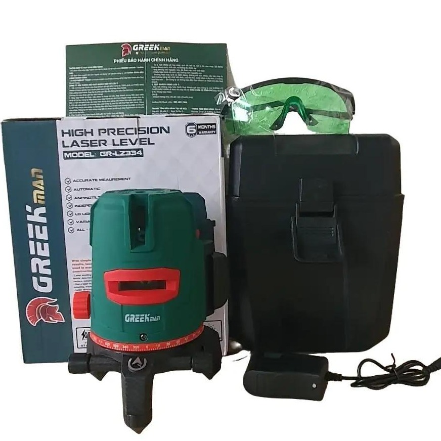 Máy cân mực,bắn cos Laser 5 tia xanh siêu sáng -Bảo hành 12 tháng