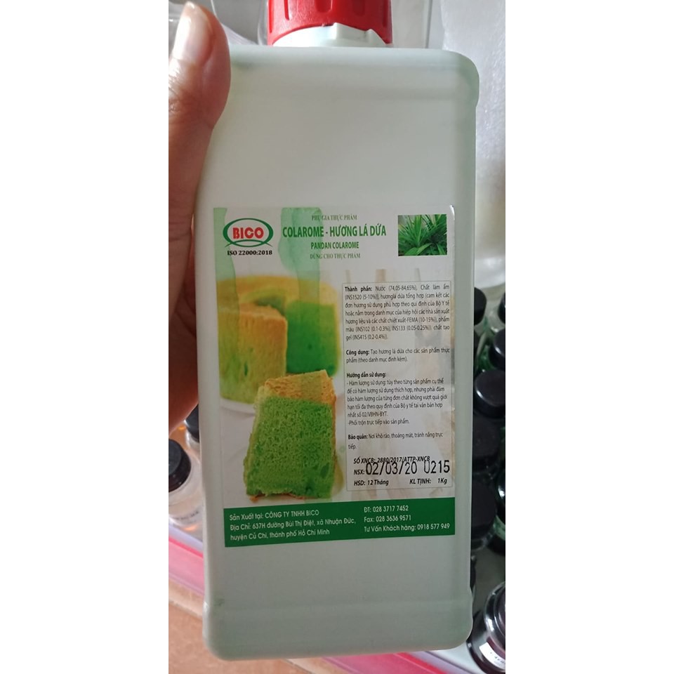 Hương Lá Dứa Pandan 1 lít