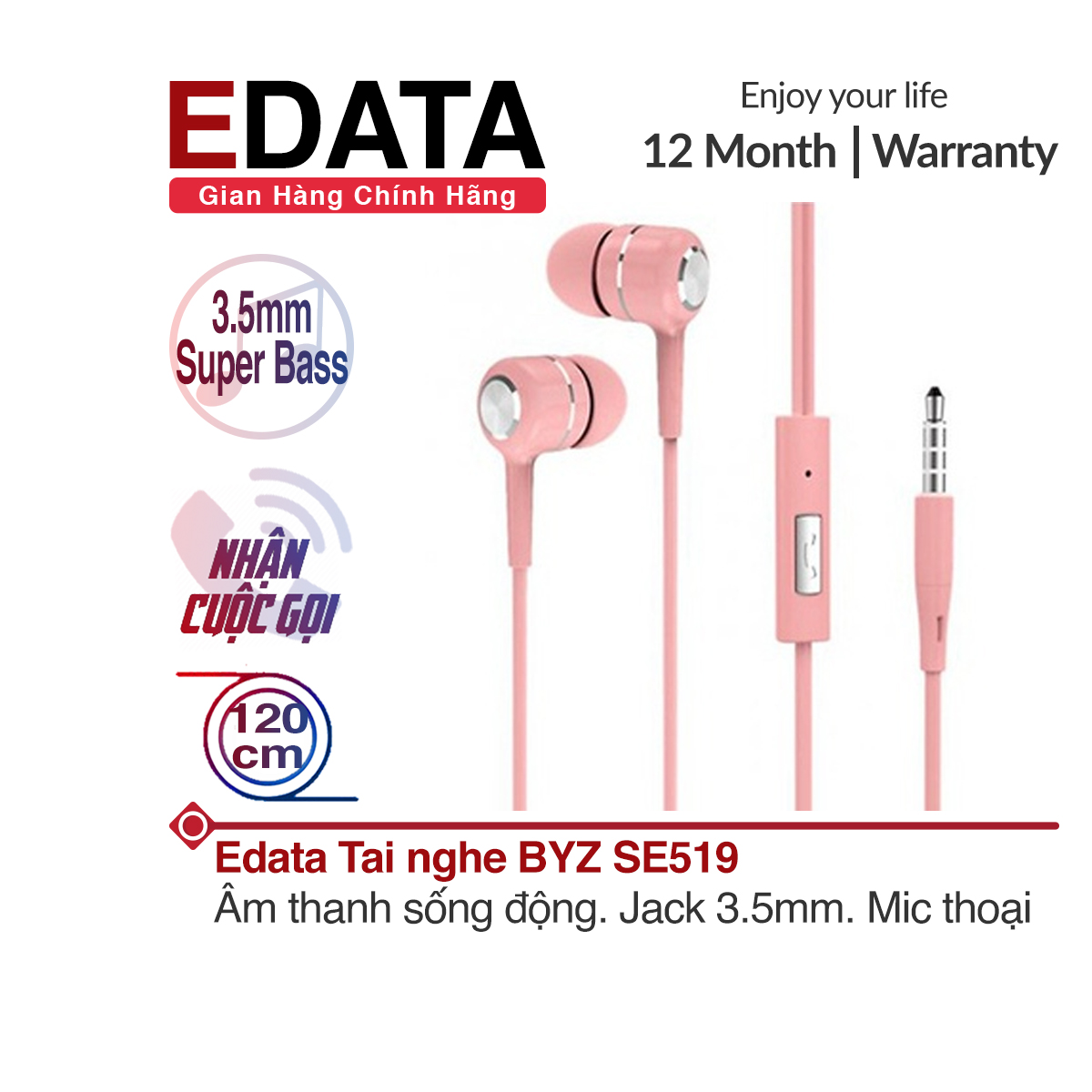 Tai nghe SE159 jack 3.5mm âm thanh trung thực và sống động kiểu dáng thể thao chống ồn dành cho Samsung Huawei Xiaomi Oppo Iphone Ipad Máy tính bảng