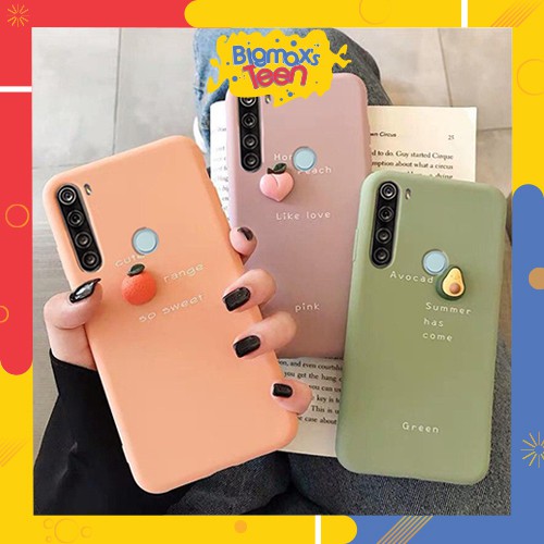 Ốp lưng xiaomi redmi note 8/ xiaomi note 8 pro/ xiaomi redmi 8 -  Ốp Xiaomi đính hoa quả nhỏ đáng yêu