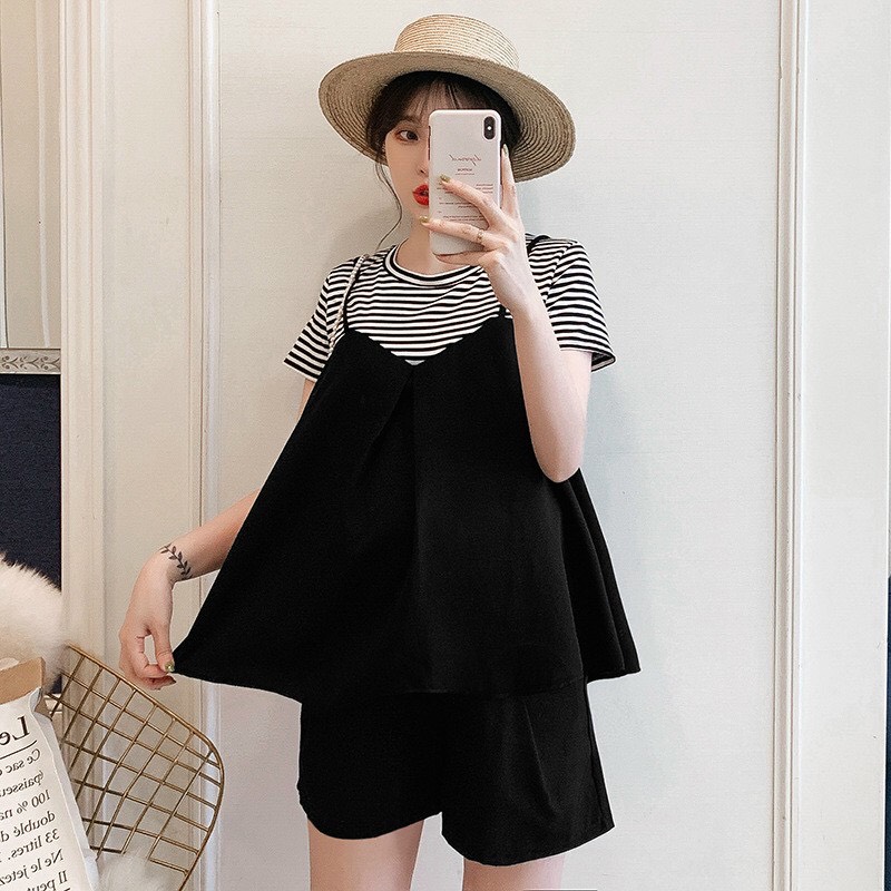 Bộ bầu cộc tay cá tính trẻ trung sang trọng giá rẻ
