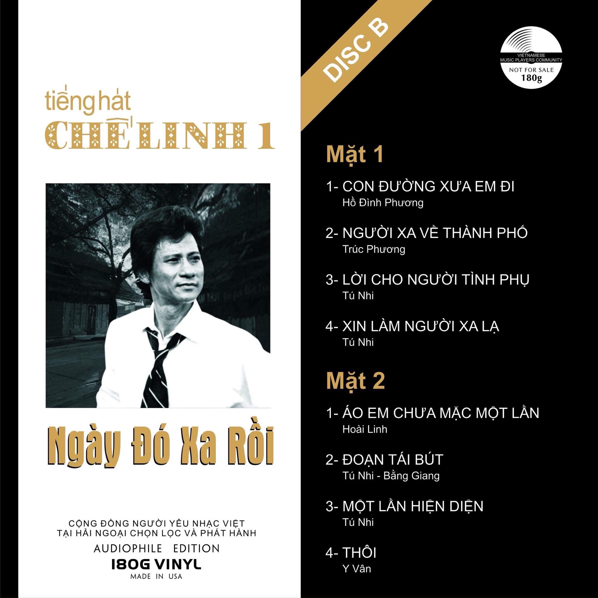 Đĩa than Chế Linh -  Ngày đó xa rồi , bộ 2 đĩa 33v vinyl