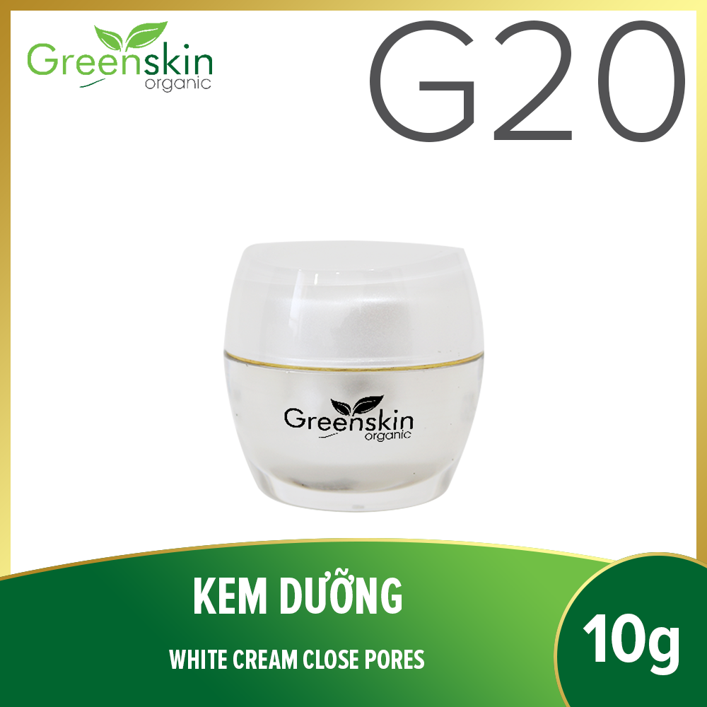 [HCM]Kem Dưỡng Da GREENSKIN Organic G20 Cải Thiện Làn Da Dưỡng Trắng Chống Nắng Giảm Thâm Sau Mụn - 10gr - [Thanh Trúc Mỹ Phẩm]