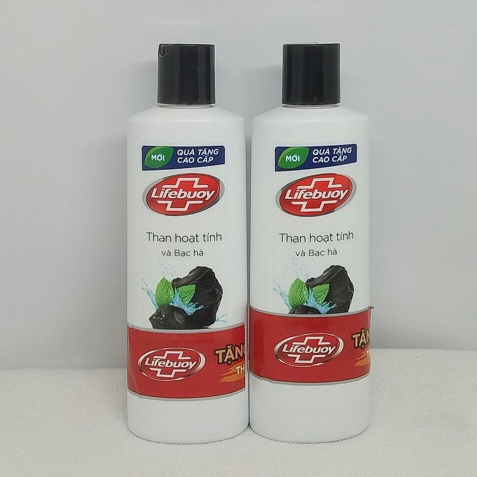 Combo 2 chai Sữa Tắm Lifebouy than hoạt tính 200ml