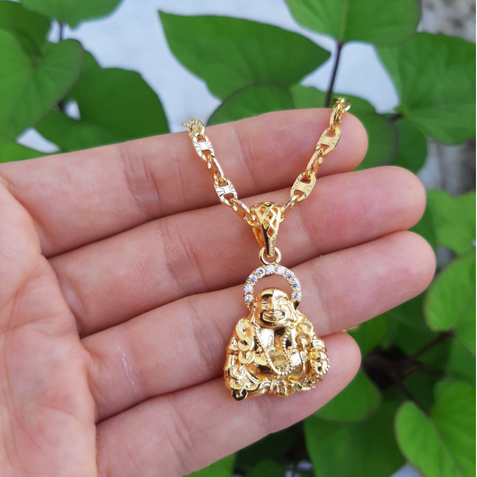 Mặt Dây chuyền mạ vàng 18k cao cấp mặt Phật Di Lặc