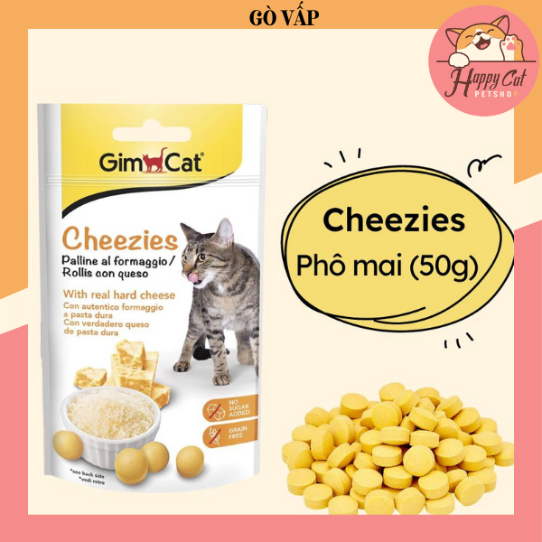  Viên Phô Mai Gim Cat Tăng Cân Tăng Nọng Cho Mèo 