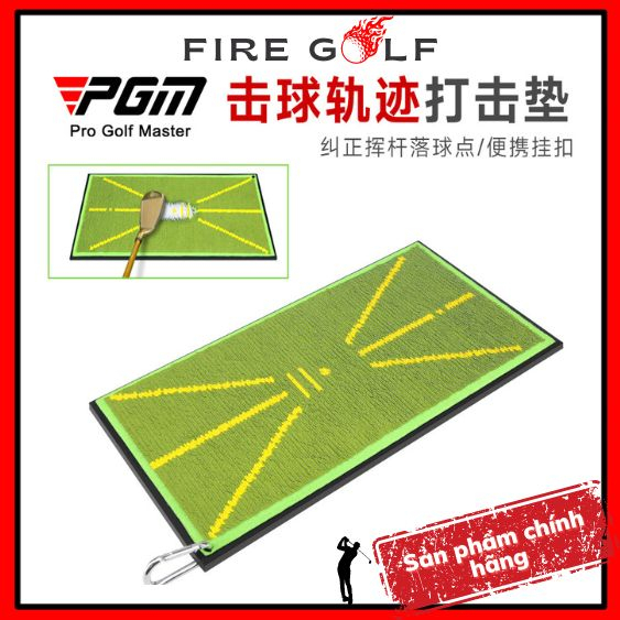 Thảm tập golf mini pgm djd038 chính hãng thể hiện quỹ đạo bóng