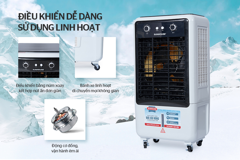 Máy làm mát không khí sunhouse shd7750