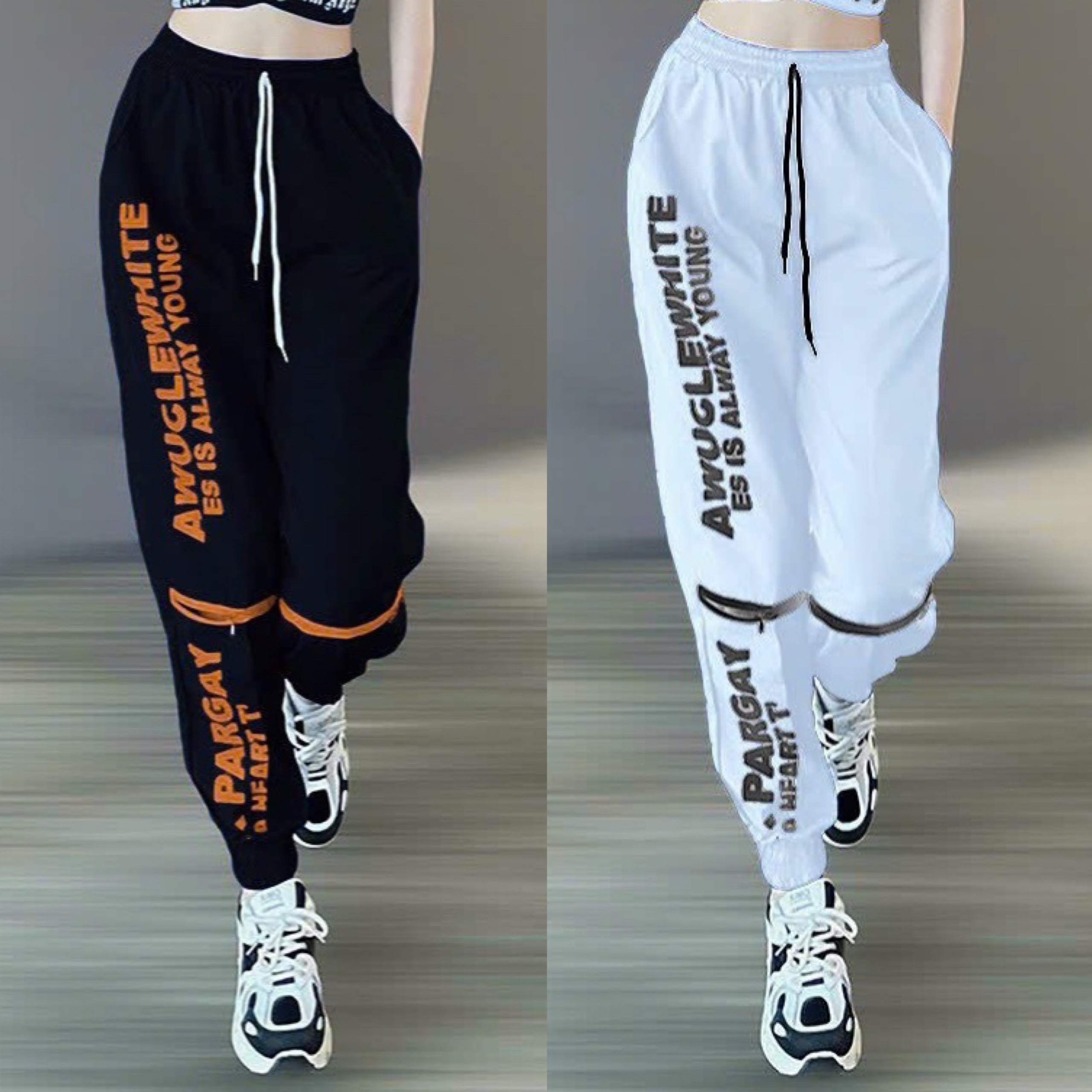 Women's Sports Pants Made of Soft and Cool Silk (Knee-Lock Pants)