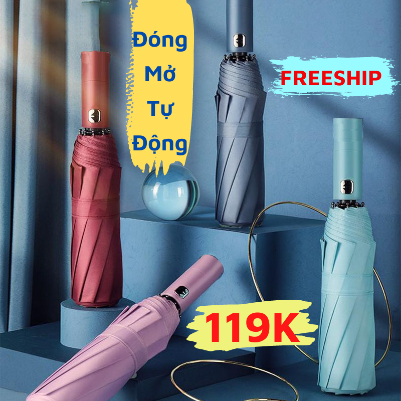 Ô dù ô che nắng 12 nan chống tia uv sixteen fashion