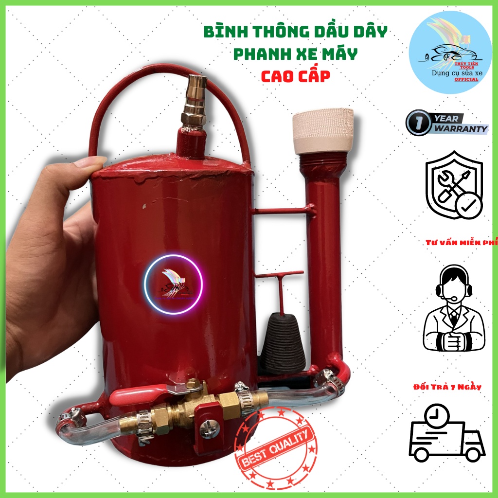 Bình thông tắc dây phanh xe máy|Dụng cụ sửa xe máy cao cấp