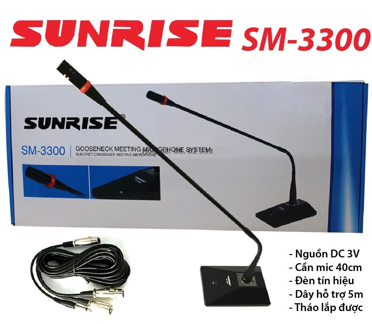 Micro hội nghị tọa đàm sunrise sm-3300