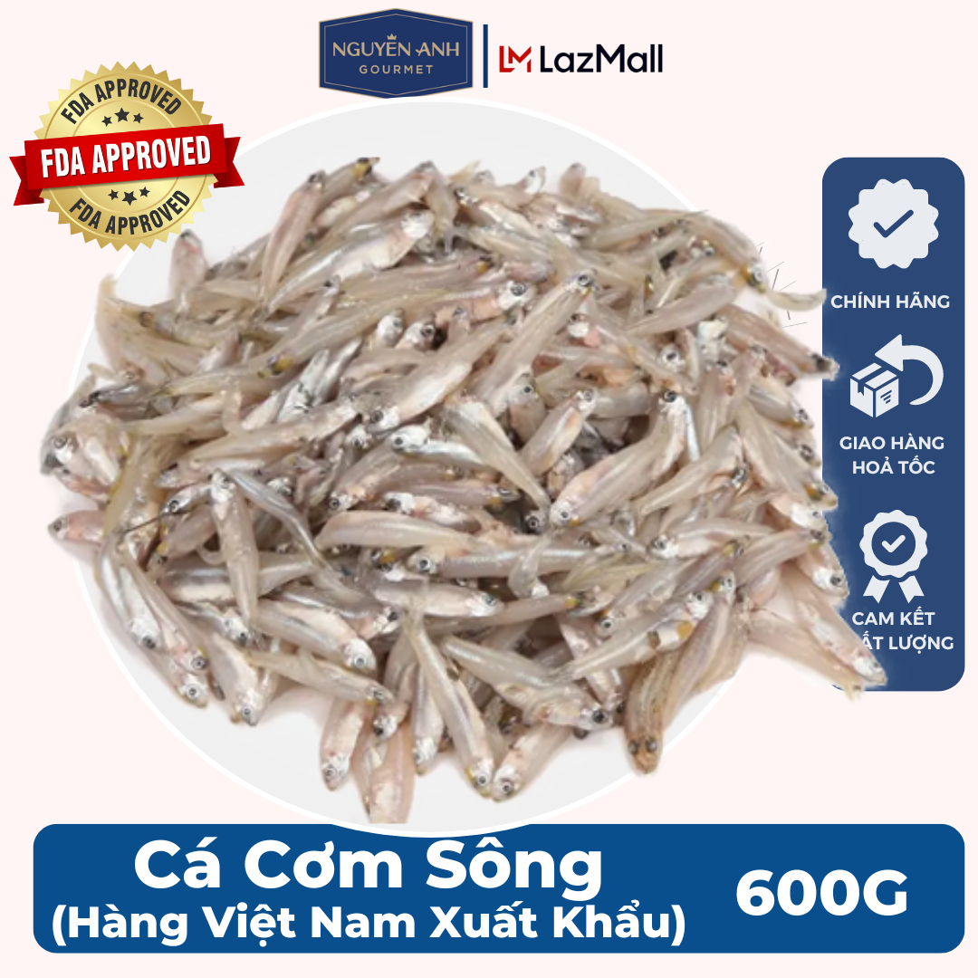 Cá cơm sông Nguyên Anh đặc sản Phú Quốc hải sản tươi sống như cá, tôm tươi, mực tươi loại 300gr Hải Sản Nguyên Anh.