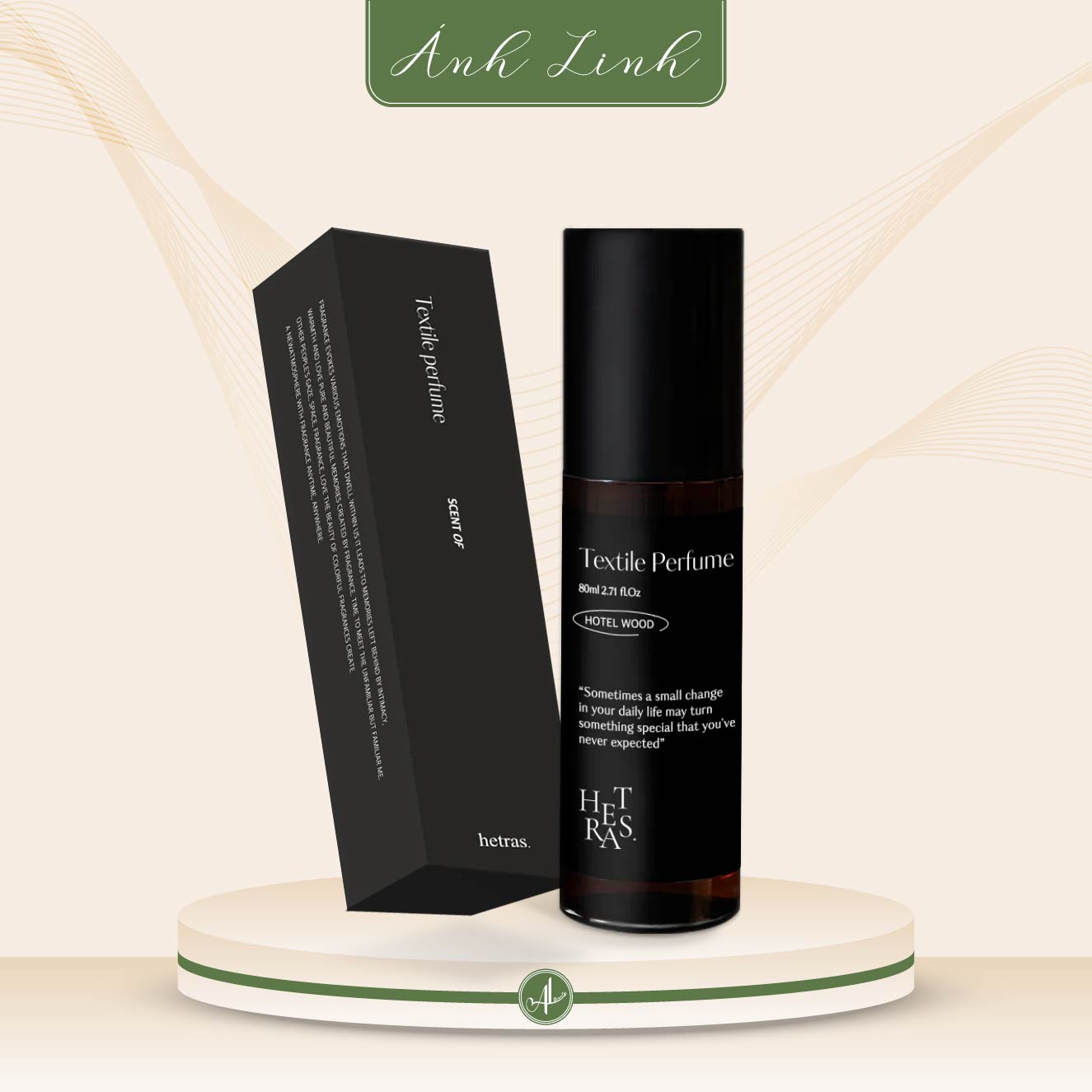 Nước Hoa Xịt Vải Cao Cấp Hàn Quốc Hetras Textile Perfume 80ml