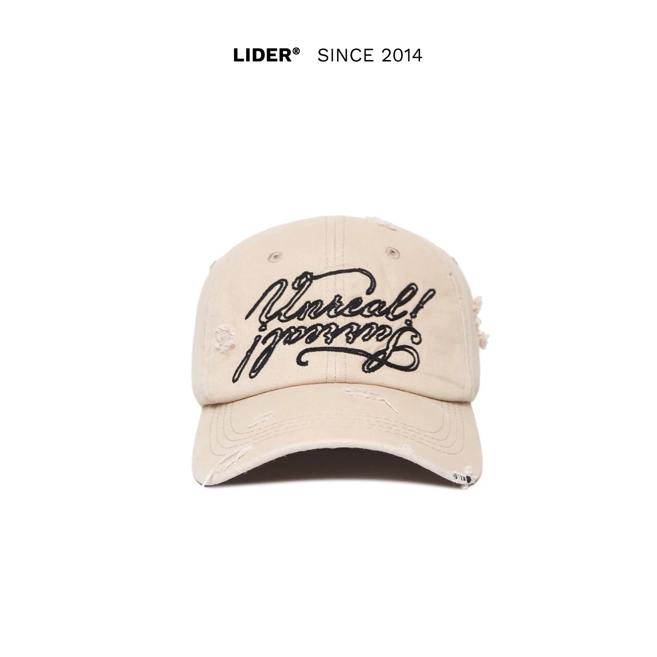 Surreal washed cap - grey