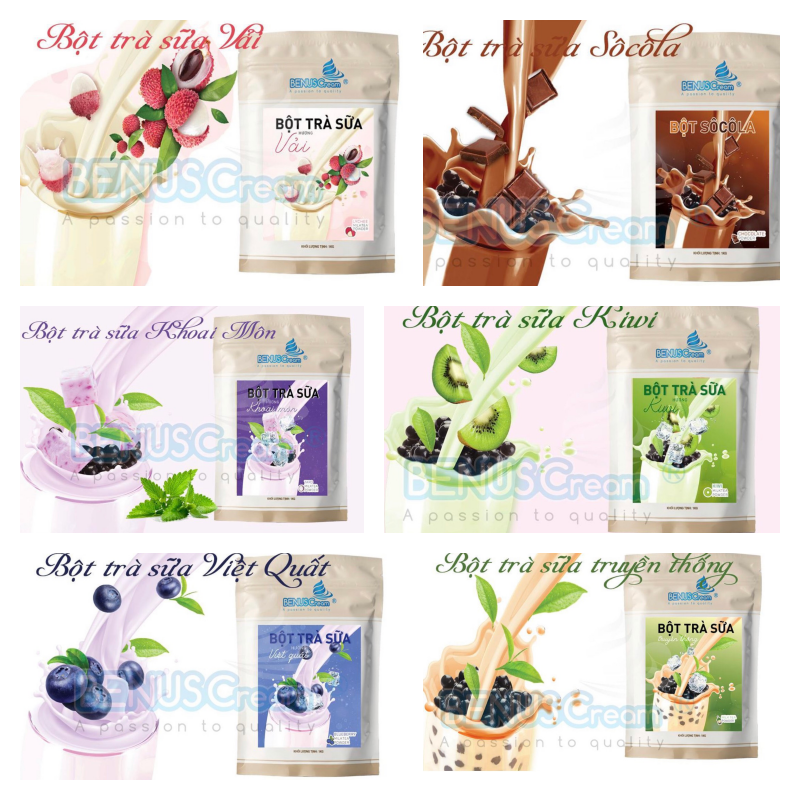 Bột làm trà sữa nhiều Hương Vị