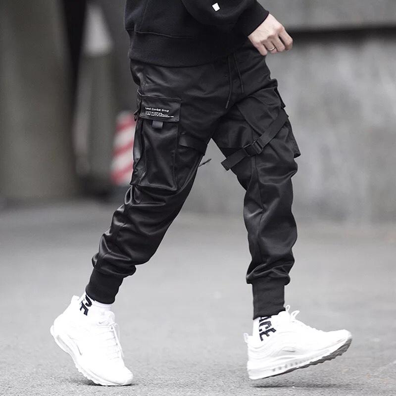 QUẦN JOGGER KAKI COTTON PHỐI HỘP DỌC SIÊU PHONG CÁCH PU2222