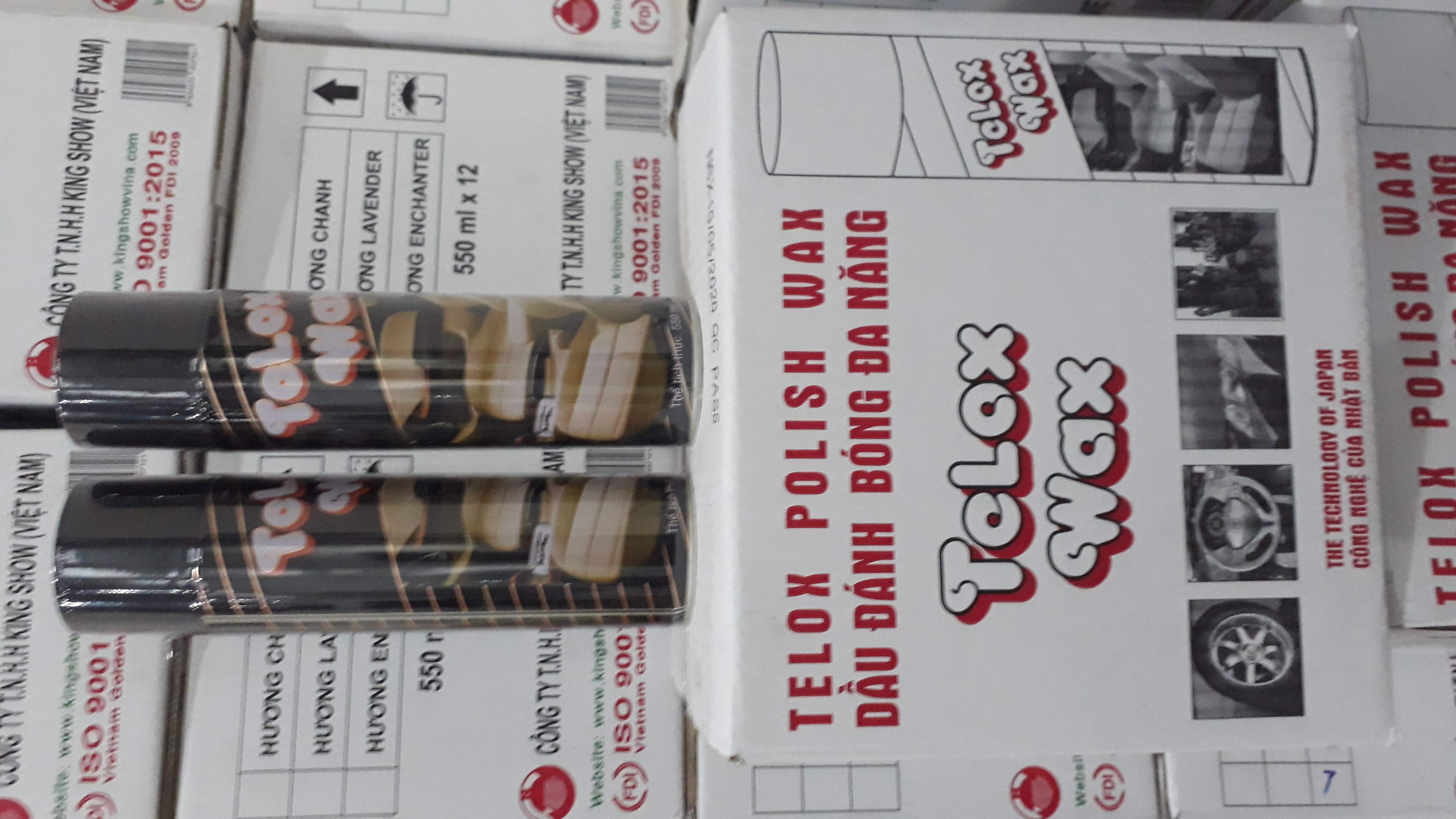 Combo 2 chai xịt bóng Telox Wax 550ml