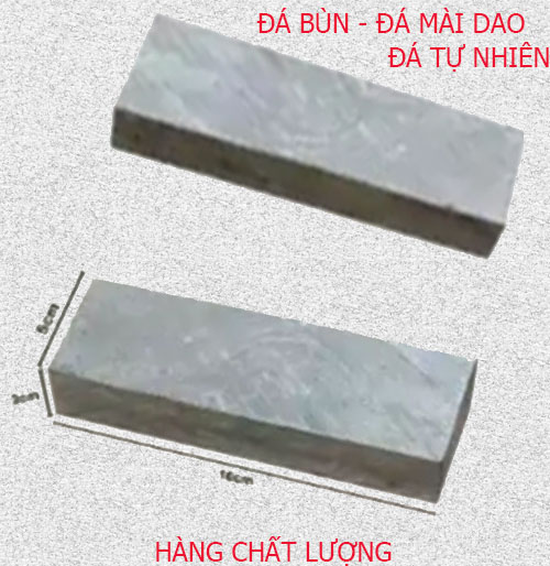 Bộ 02 viên đá bùn( đá màu) mài dao kéo từ đá tự nhiên- Đá có Grit 3.000