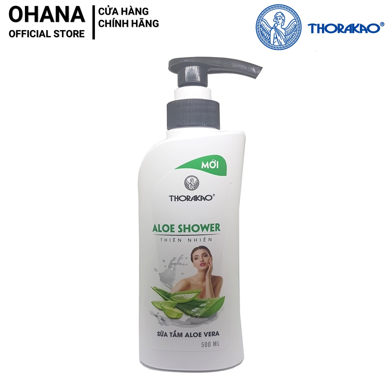 Sữa tắm dưỡng ẩm aloe vera thorakao 500ml