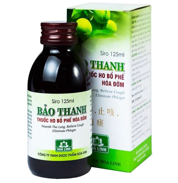 Siro bảo thanh - bổ phế, trừ ho, hoá đờm - người lớn