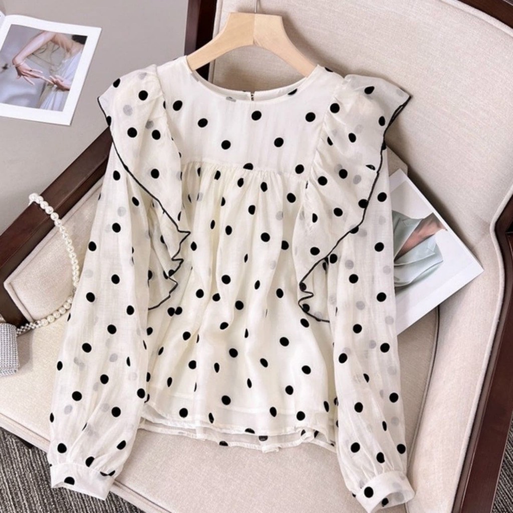 Áo bầu, áo cộc bầu châm bi cánh tiên - A11