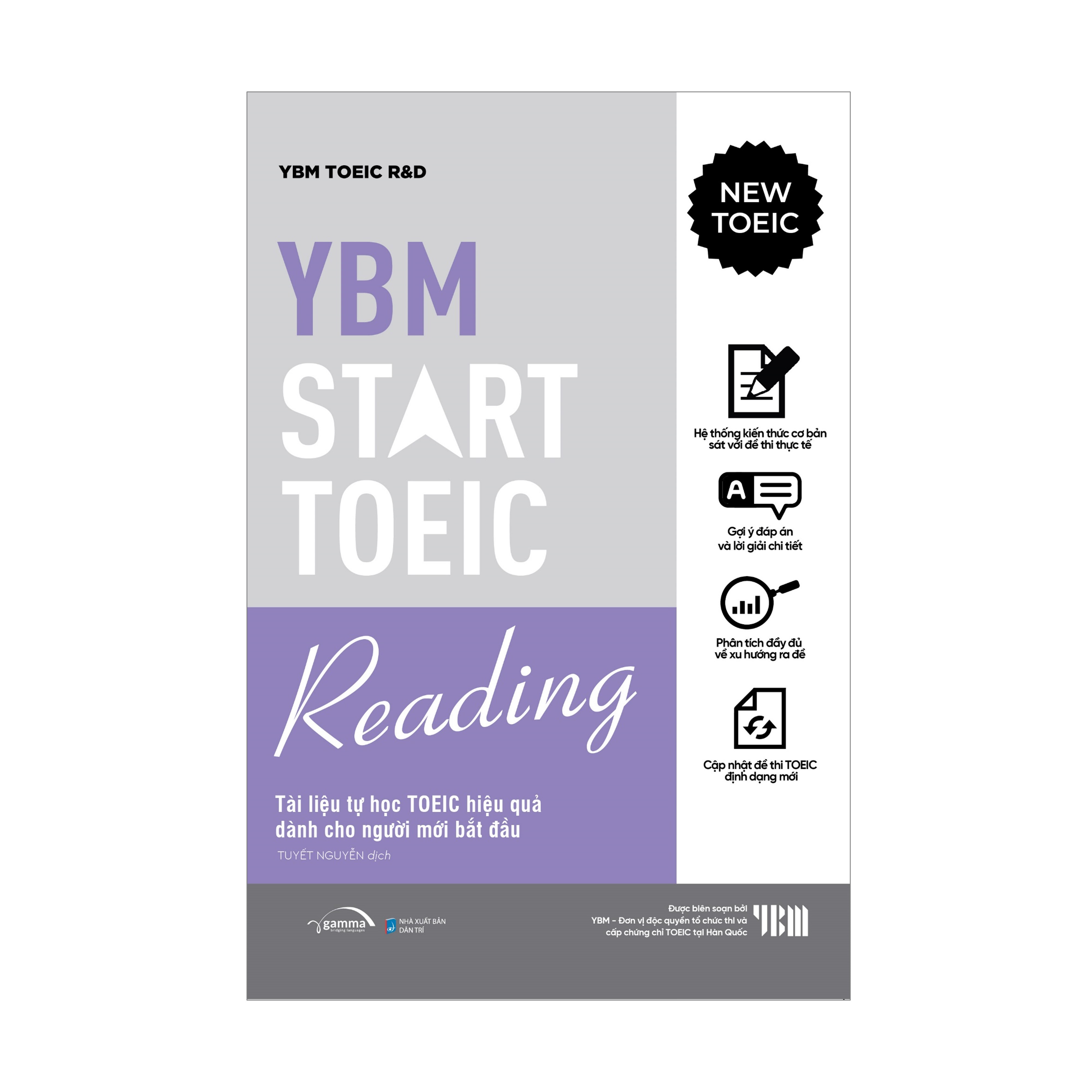 Sách - ybm toeic start reading - tài liệu tự học toeic hiệu quả dành cho người mới bắt đầu