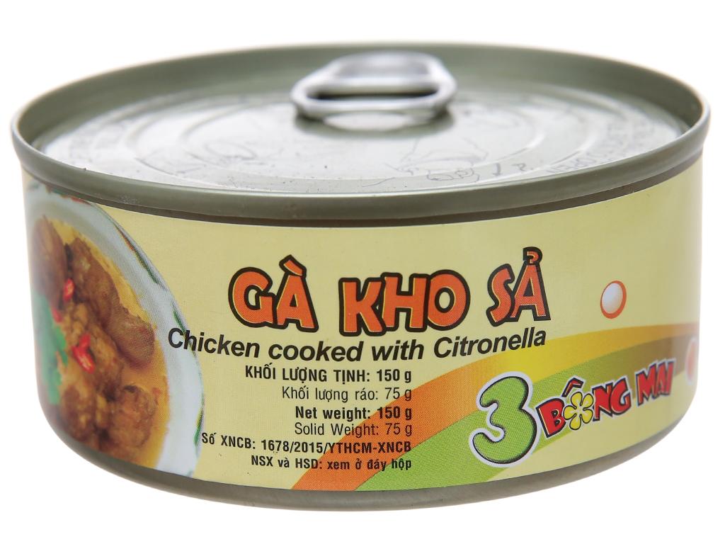 Combo 4 gà kho sả 3 bông mai vissan 150g