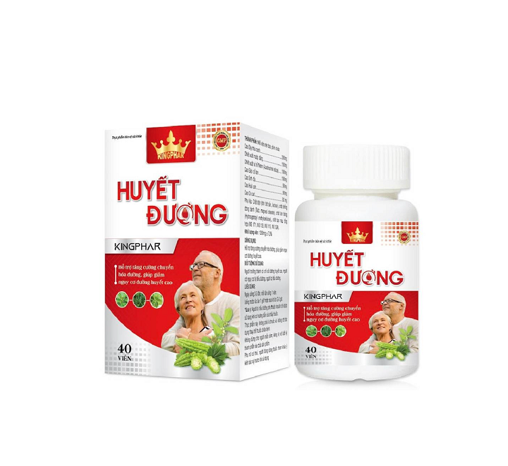 2 hộp Viên uống Huyết Đường Kingphar ( T.Đ Kingphar mẫu mới) - Hỗ trợ Kiểm soát , ổn định đường huyết , Kiểm Soát, Ngăn Biến Chứng Tiểu Đường .